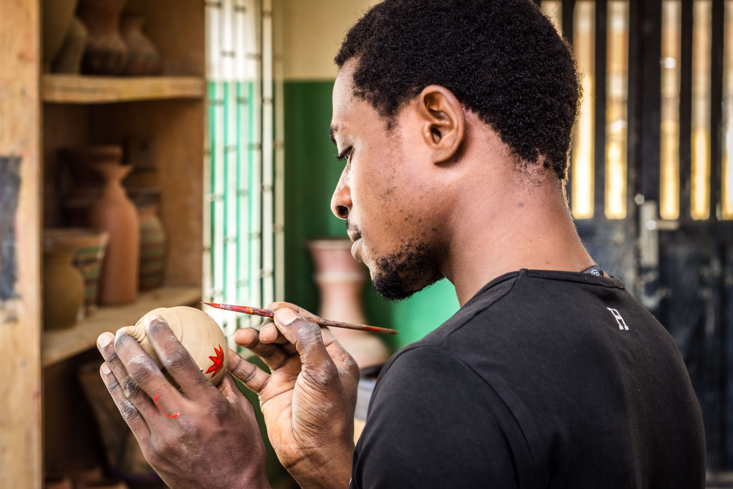 Painting Pottery